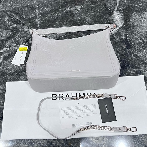 Brahmin Heather Latte Velouria NWT - Picture 13 of 15